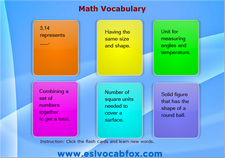 Math Vocabulary 1