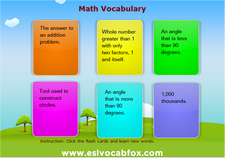 Math Vocabulary 3