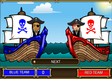 Action Words Vocabulary Pirate Volley Game