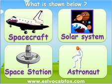 Astronomy and Solar System, ESL PPT, English Language Vocabulary PowerPoint.