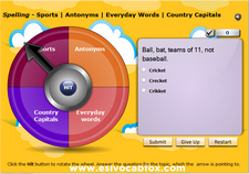 Sports, Antonyms, Everyday Words