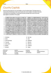 country capitals search 2