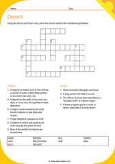 Desert Crosswords 1