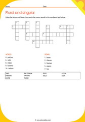 Plurals Crossword 2