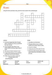 Rivers Related Facts Crosswords 3