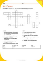 Solar System Crossword 6