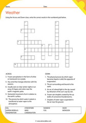 Weather Crossword 1