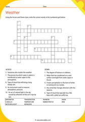 Weather Crossword 4