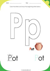 Letter P