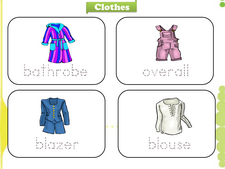 Clothing and Accessories vocabulary