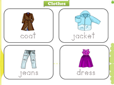 Clothing and Accessories vocabulary
