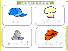 Clothing and Accessories vocabulary