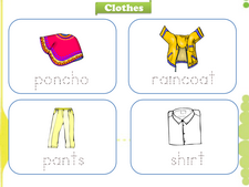 Clothing and Accessories vocabulary