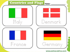 Country Flags vocabulary