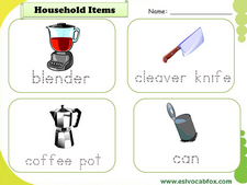 Household vocabulary