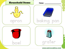 Household vocabulary