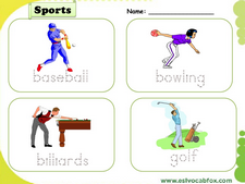 Sports vocabulary