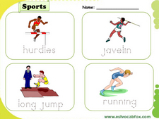 Sports vocabulary