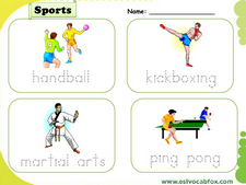 Sports vocabulary