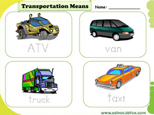 Transport vocabulary