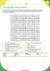 Geographic Records Crossword 1