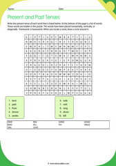 Past And Present Tense Words 2