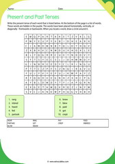 Past And Present Tense Words 10